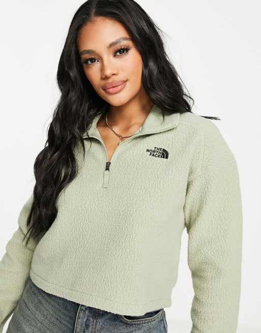 This Cropped North Face Sherpa Fleece Is Shockingly Warm& Cute