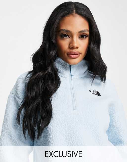 Light blue north face fleece new arrivals