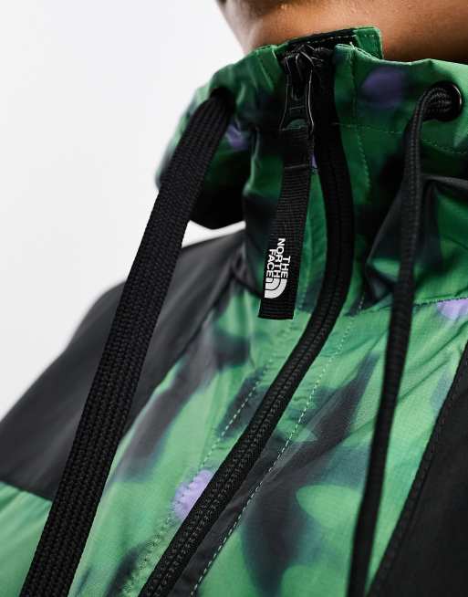 The North Face Sheru hooded shell jacket in green flower print Exclusive at  ASOS