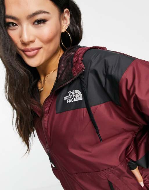 Burgundy north on sale face women's jacket