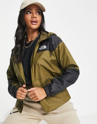 The North Face Sheru jacket in khaki and black Exclusive at ASOS