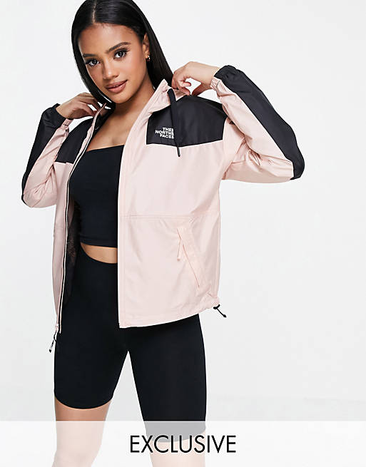 The North Face Sheru jacket in light pink Exclusive at ASOS