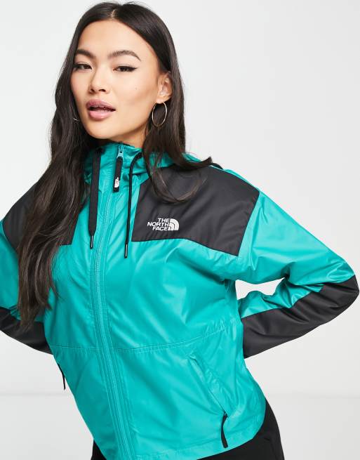 North face deals teal jacket