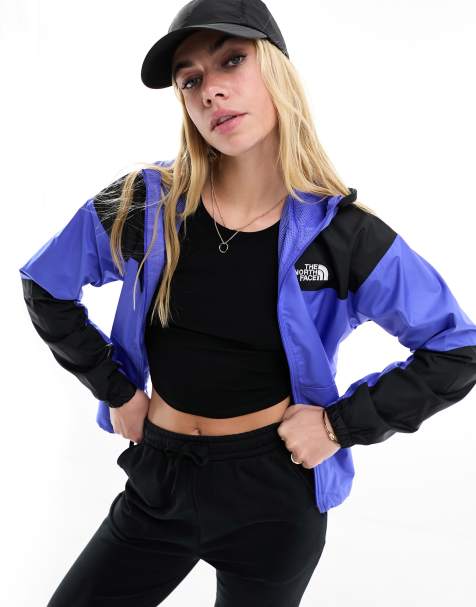 The North Face – Sheru – Niebiesko-czarna kurtka z logo - view 1