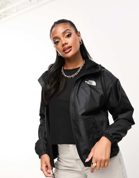 Ladies on sale black windbreaker