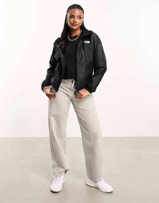 The North Face Sheru wind breaker jacket in black ASOS