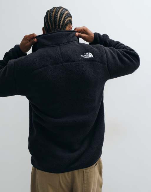 The North Face – Shispare – Fleece-Sweatshirt in Schwarz mit Logo und kurzem Reißverschluss, exklusiv bei ASOS, 4 von 5