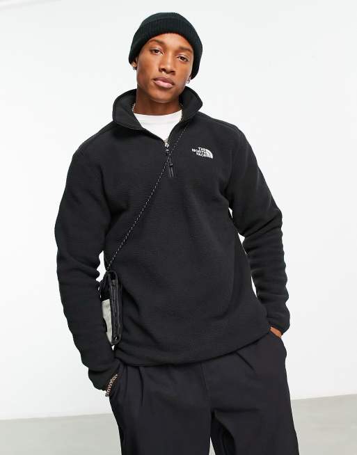 North face on sale zip in fleece