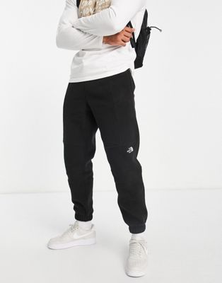 The North Face Shispare high pile fleece joggers in black Exclusive at ASOS