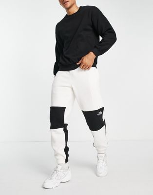 The North Face Shispare high pile fleece joggers in off white Exclusive at ASOS