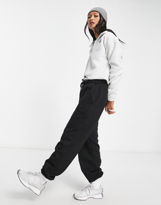 The North Face Shispare sherpa fleece sweatpants in dark gray - Exclusive  to ASOS