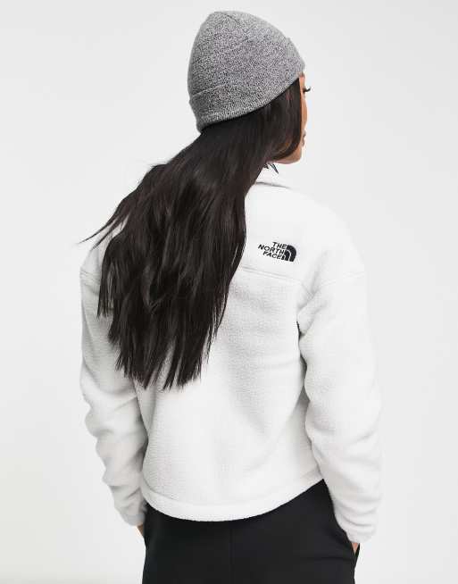 The North Face Shispare sherpa zip up fleece in grey Exclusive at ASOS, 2 of 4