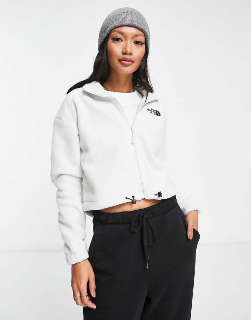 The North Face – Shispare – Szara bluza polarowa z kożuszka zapinana na zamek – tylko w ASOS