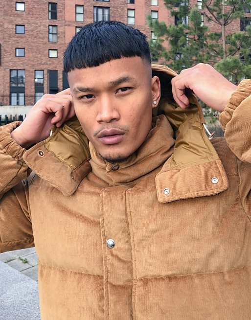 The North Face Sierra Down Corduroy puffer jacket in brown The North Face Sierra Down Corduroy puffer jacket in brown