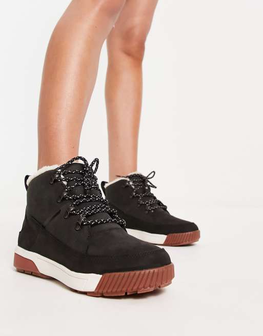 The North Face – Sierra Mid Lace – Wasserfeste Stiefel in Schwarz
