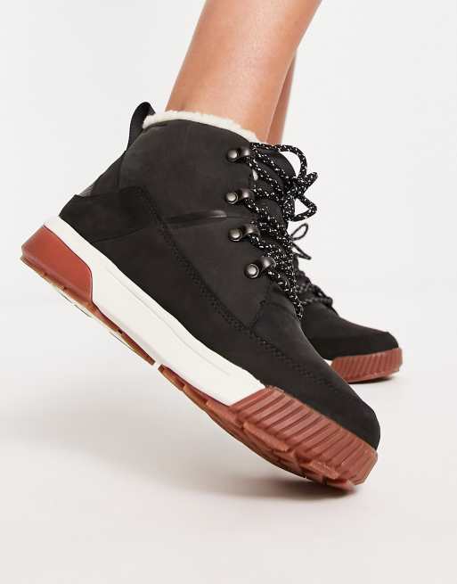 The North Face – Sierra Mid Lace – Wasserfeste Stiefel in Schwarz