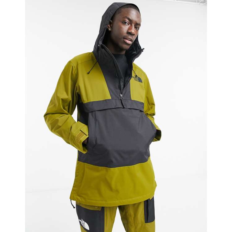 The North Face Silvani ski anorak jacket in green