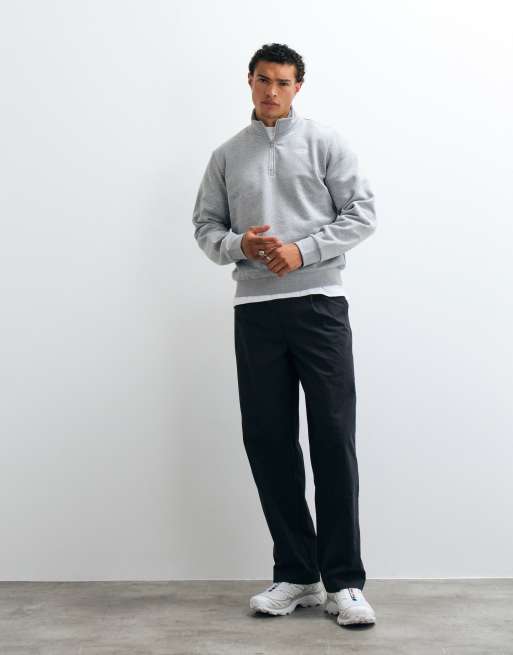 The North Face Simple Dome 1/4-Zip-Oberteil in Grau meliert, 2 von 5