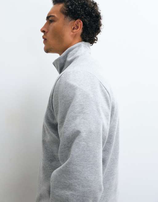 The North Face Simple Dome 1/4-zip top in grijs gemêleerd, 3 van 5
