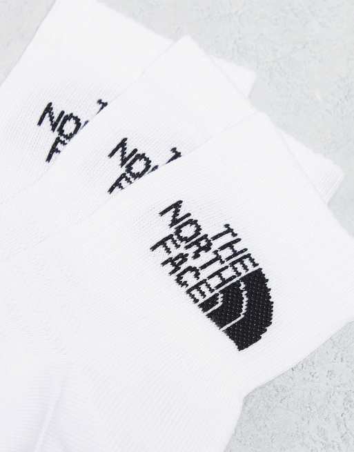 The North Face – Simple Dome – 3er-Pack Knöchelsocken in Weiß mit Logo, 3 von 4