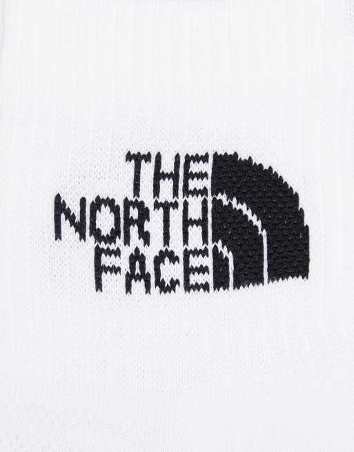 The North Face – Simple Dome – 3er-Pack Knöchelsocken in Weiß mit Logo, 4 von 4