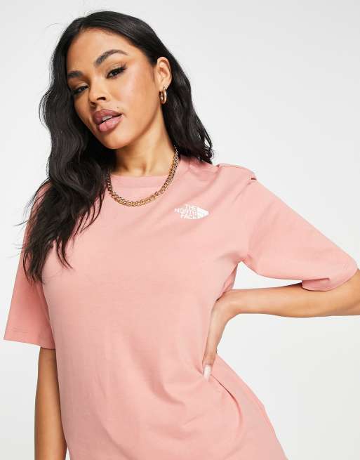 The North Face - Simple Dome - Afslappet lyserød T-shirt 