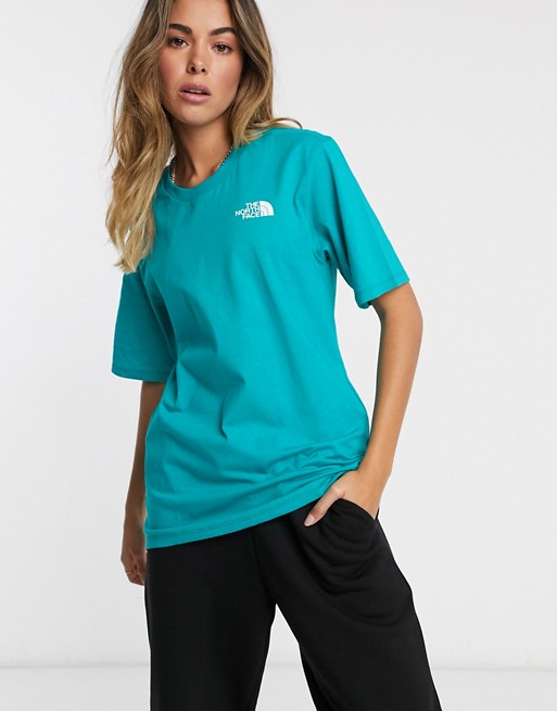 The North Face Simple Dome Boyfriend t-shirt in green