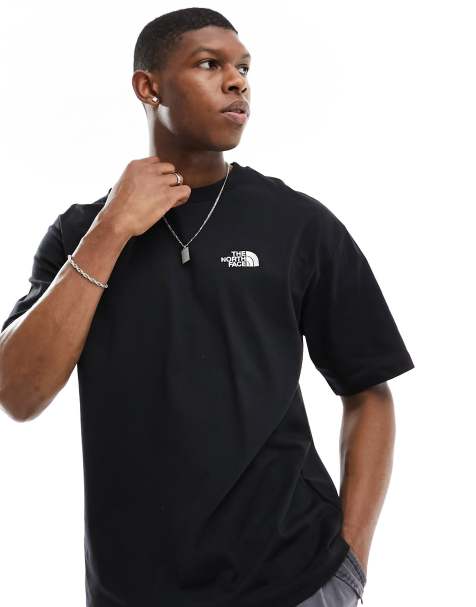 The North Face – Simple Dome – Czarny T-shirt oversize z logo - view 1
