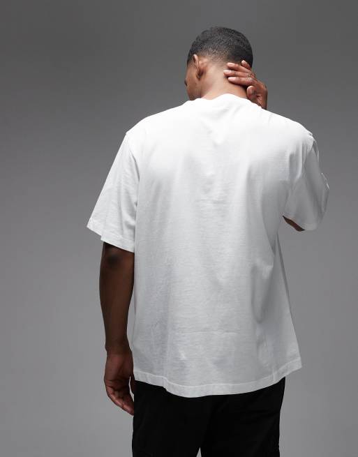 The North Face - Simple Dome - Essentials - Grå oversized T-shirt med logo, 3 af 5