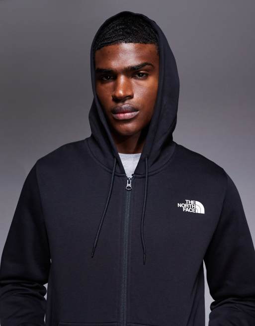 The North Face Simple Dome Felpa nera con cappuccio e zip ASOS