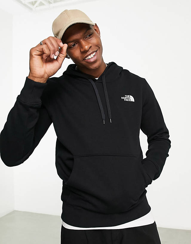 The North Face - simple dome fleece hoodie in black