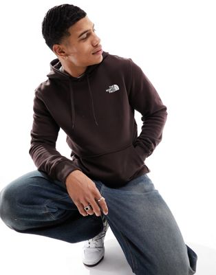 The North Face Simple Dome fleece hoodie in brown