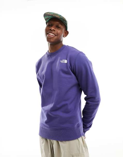 The North Face Simple Dome fleece sweatshirt in purple