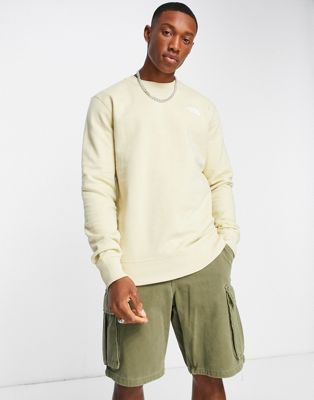 The North Face Simple Dome fleece sweatshirt in stone