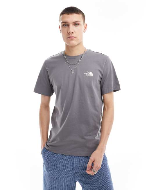 The North Face – Simple Dome – Grå t-shirt med logga