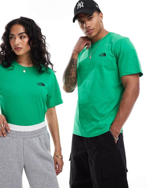 The North Face – Simple Dome – Grön t-shirt med logga