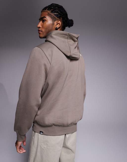 The North Face Simple dome hoodie in mocha brown | ASOS