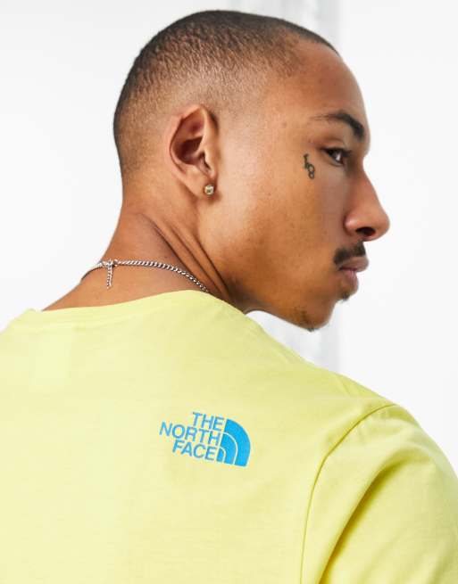 The North Face – Simple Dome – Jaskrawożółty T-shirt – tylko w ASOS, 4 z 4