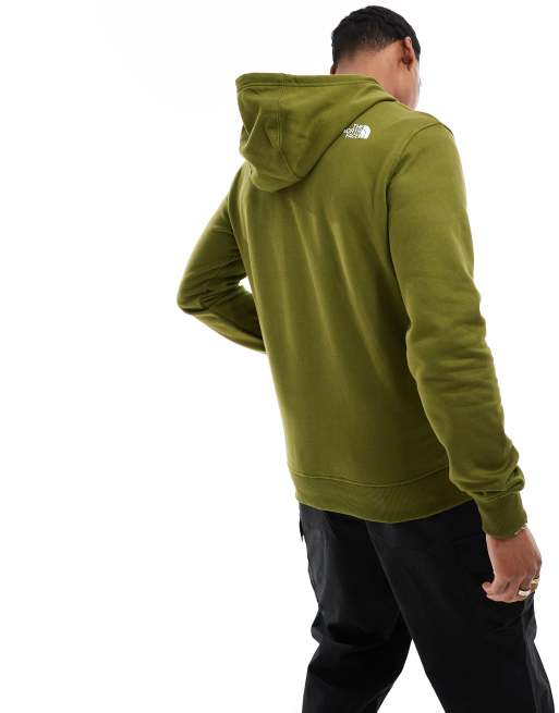 The North Face – Simple Dome – Kapuzenpullover in Olivgrün mit Logo, 4 von 4