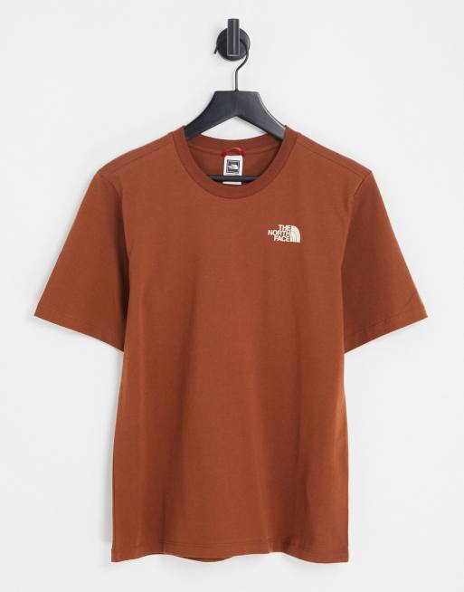 The North Face – Simple Dome – Locker geschnittenes T-Shirt in Braun, exklusiv bei ASOS