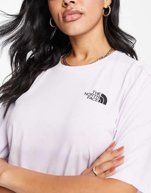 The North Face – Simple Dome – Locker geschnittenes T-Shirt in Flieder, exklusiv bei ASOS