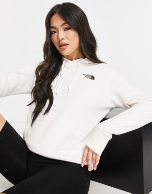 The North Face Simple Dome logo hoodie in cream - ASOS Price Checker