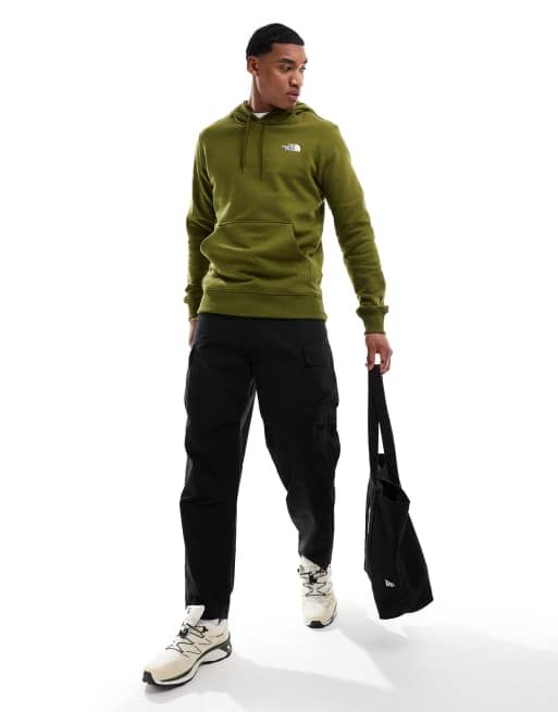 The North Face Simple Dome logo hoodie in olive, 3 of 4