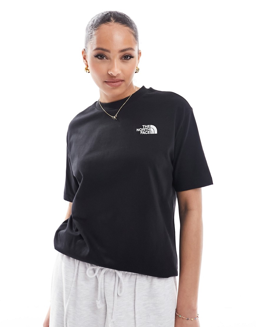 The North Face Simple Dome logo oversized t-shirt in black