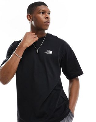 The North Face Simple Dome logo oversized t-shirt in black