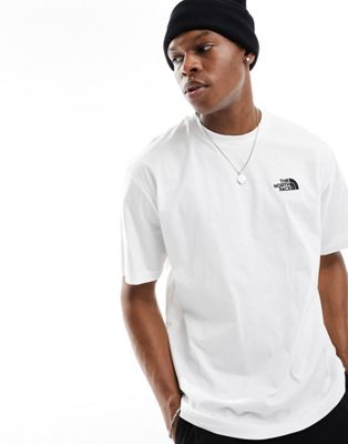 The North Face Simple Dome logo oversized t-shirt in white