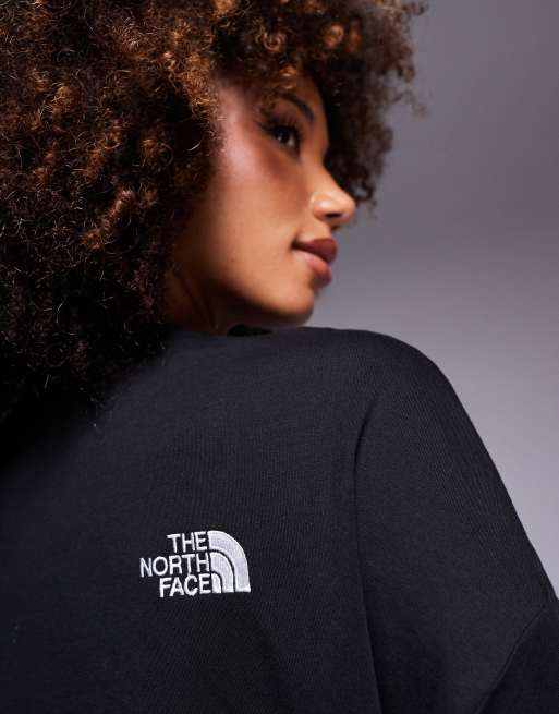 The North Face Simple Dome logo t-shirt dress in black, 3 of 4
