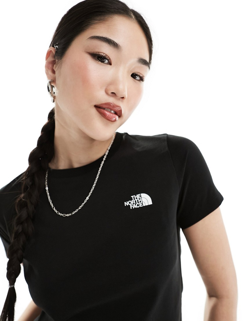 The North Face Simple Dome logo t-shirt in black
