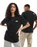 [The North Face] The North Face Simple Dome logo t-shirt in black M Tnf black