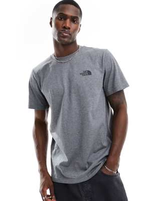 The North Face The North Face Simple Dome logo t-shirt in dark grey